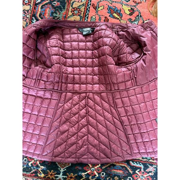 The North Face Women's Small Thermoball Jacket Coat Puffer Puffy Red Maroon - Picture 10 of 12